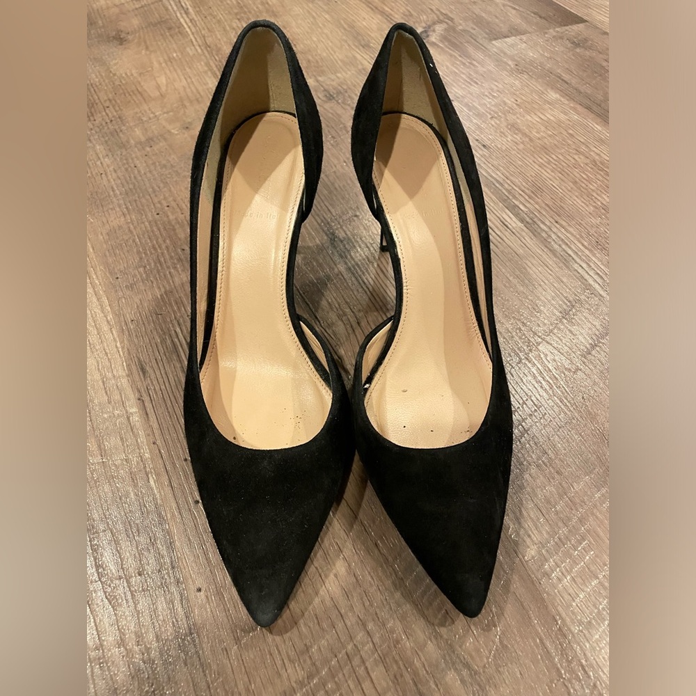 J.Crew Black Suede Pumps